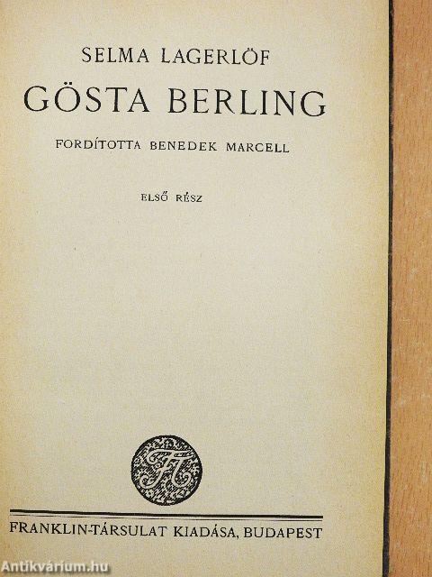 Gösta Berling I-II.