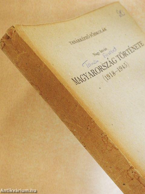 Magyarország története 1918-1945