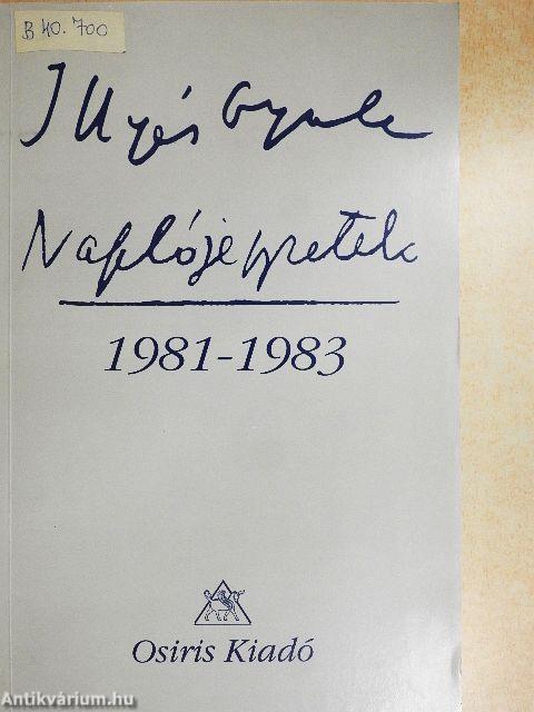 Naplójegyzetek 1981-1983