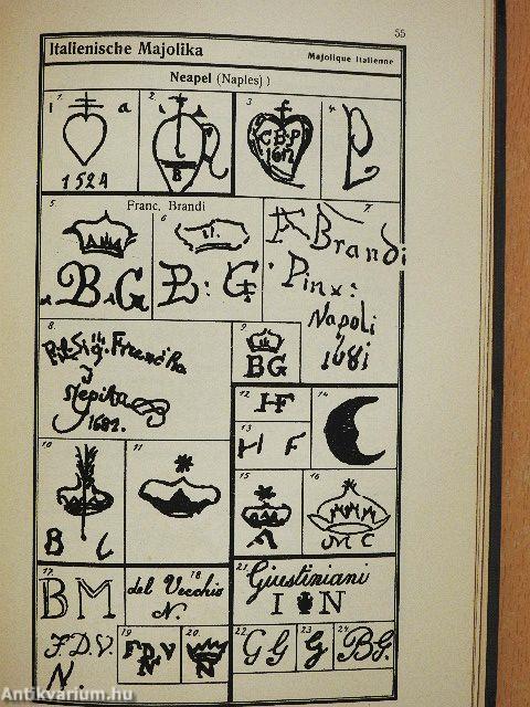 Führer für Sammler von Porzellan und Fayence, Steinzeug, Steingut usw.