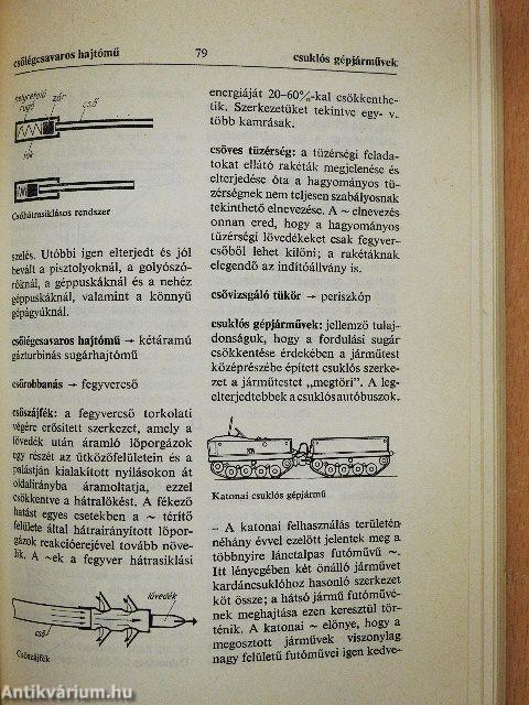 Haditechnikai kislexikon