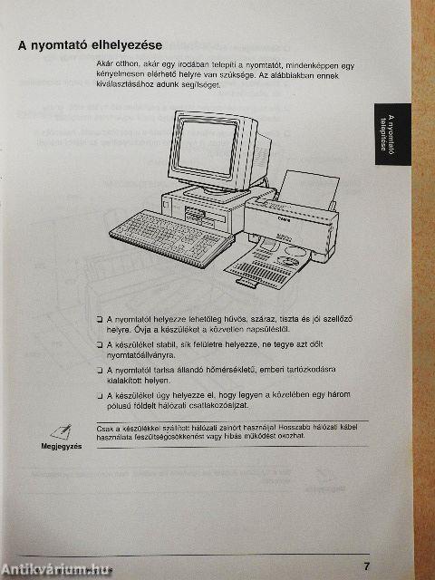 Canon BJ-200ex Bubble Jet nyomtató