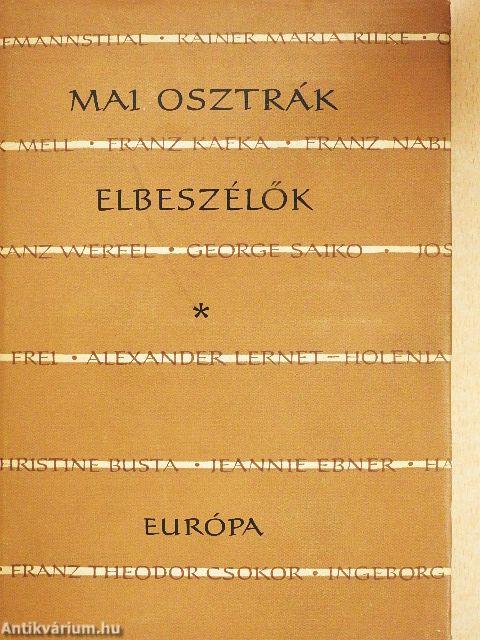 Mai osztrák elbeszélők