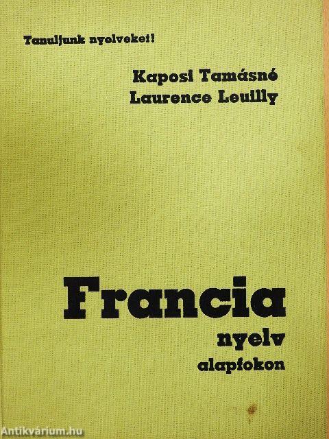 Francia nyelv alapfokon