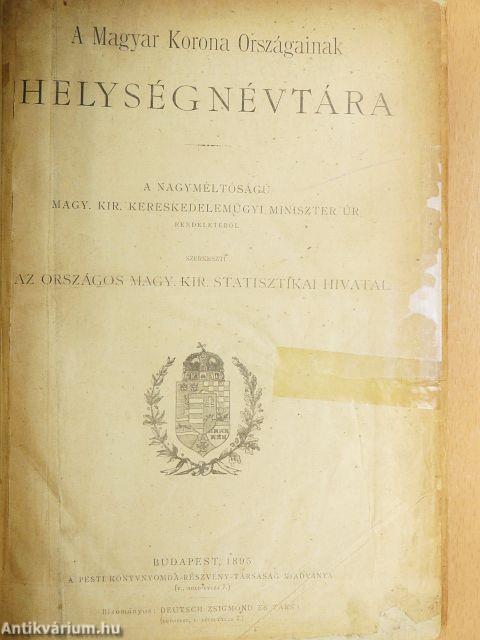 A Magyar Korona Országainak Helységnévtára