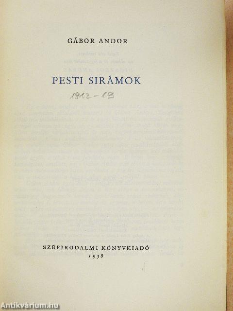 Pesti sirámok