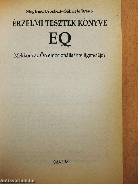 Érzelmi tesztek könyve - EQ