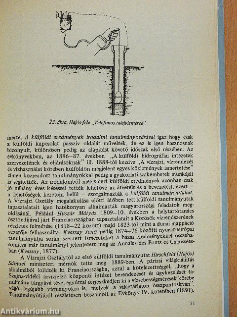 A vízrajzi szolgálat száz éve