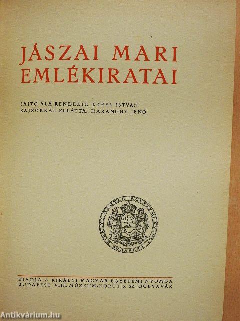 Jászai Mari emlékiratai