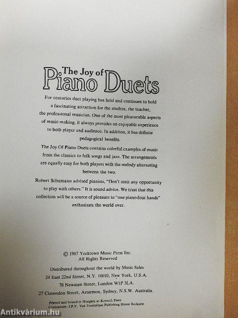The Joy of Piano Duets