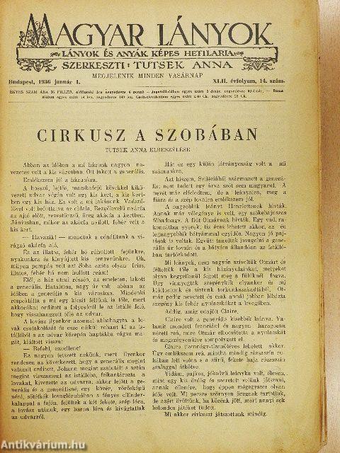 Magyar Lányok 1936. (nem teljes évfolyam)