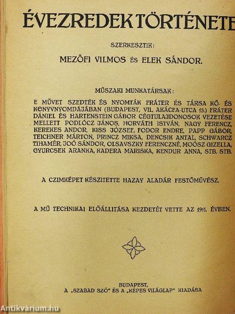 Évezredek története X.