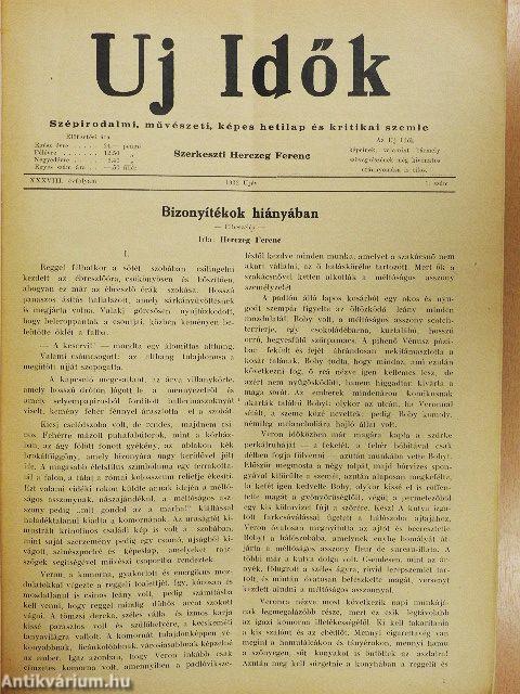 Uj Idők 1932. január-december I-II.