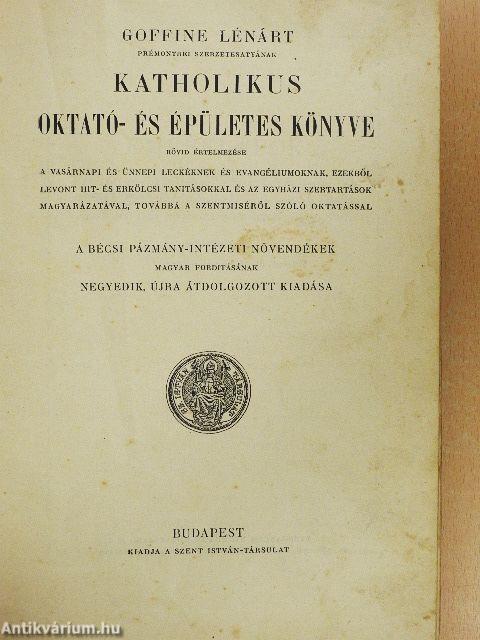 Goffine Lénárt katholikus oktató- és épületes könyve