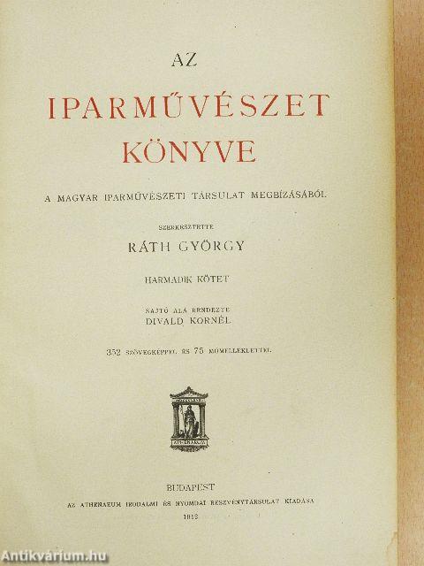 Az iparművészet könyve III.