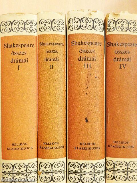 Shakespeare összes drámái I-IV.