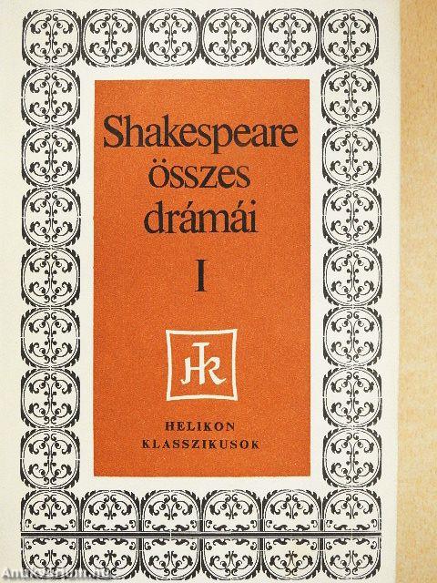 Shakespeare összes drámái I-IV.