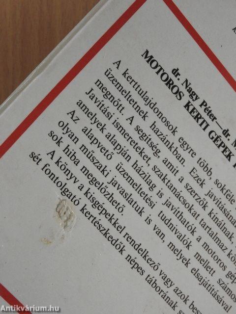 Motoros kerti gépek házi szervize