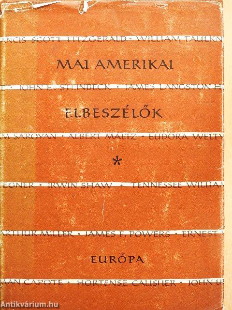 Mai amerikai elbeszélők