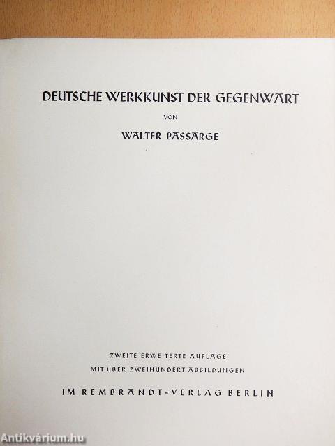 Deutsche Werkkunst der Gegenwart