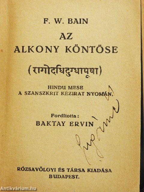 Az alkony köntöse