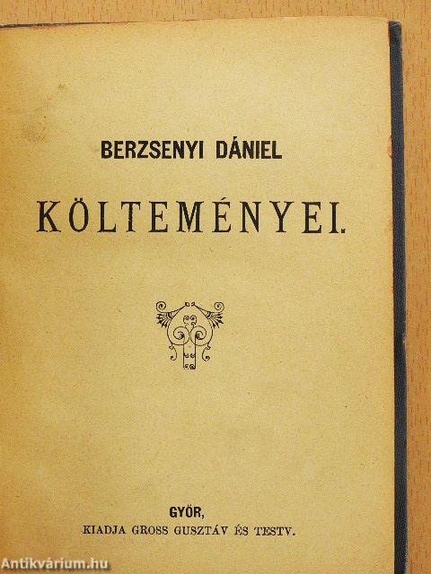 Berzsenyi Dániel költeményei