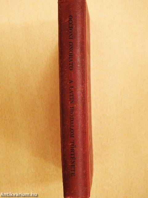 A latin irodalom története