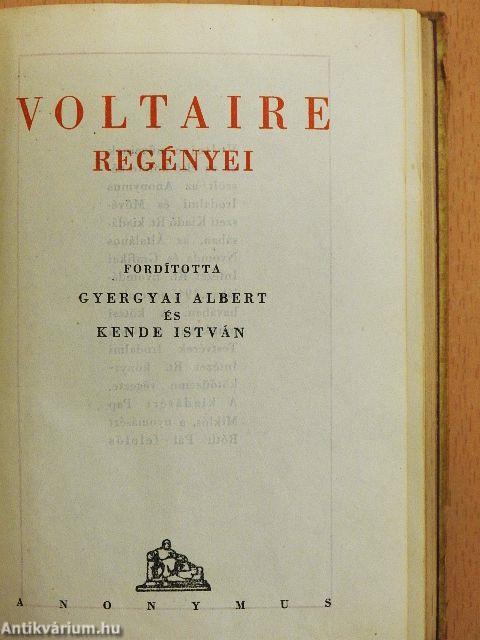 Voltaire regényei