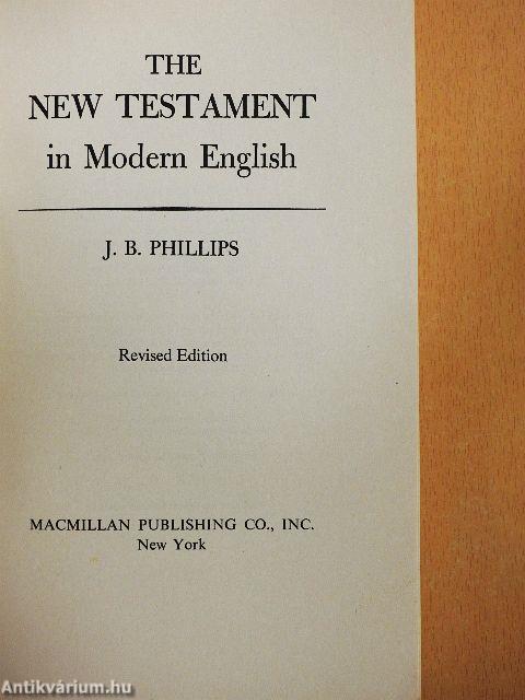 The New Testament in Modern English