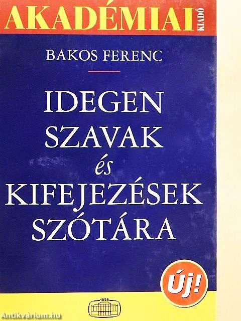 Idegen szavak és kifejezések szótára