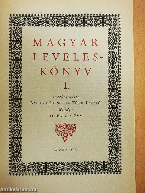 Magyar Leveleskönyv I-II.