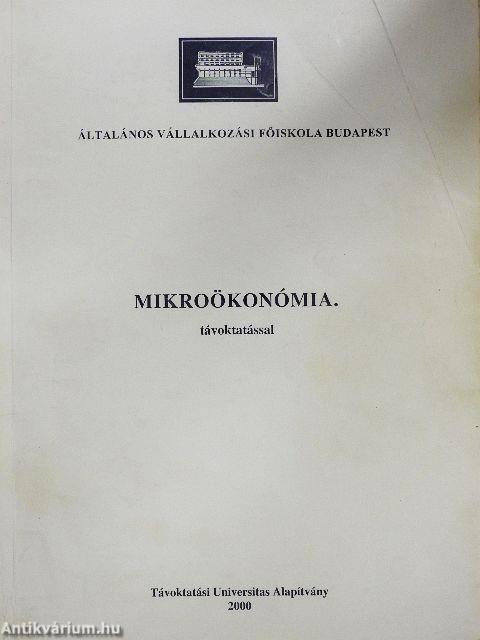 Mikroökonómia távoktatással