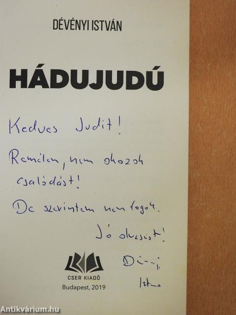 Hádujudú (dedikált példány)