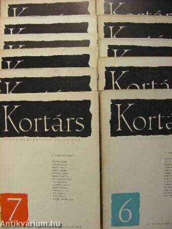 Kortárs 1962. (nem teljes évfolyam)