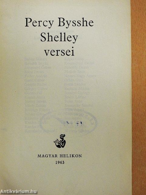 Percy Bysshe Shelley versei