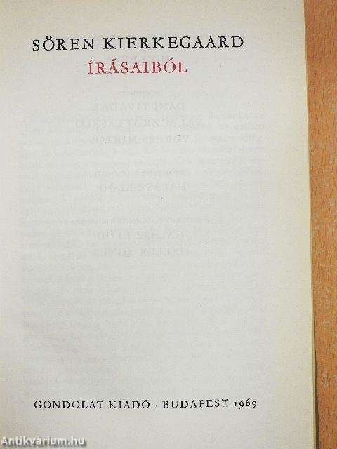 Sören Kierkegaard írásaiból