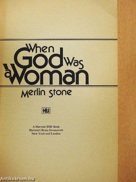 When God was a Woman