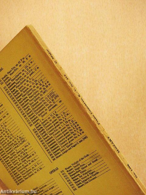 Concerto C major for Pianoforte and Orchestra