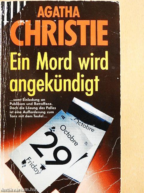 Ein Mord wird angekündigt