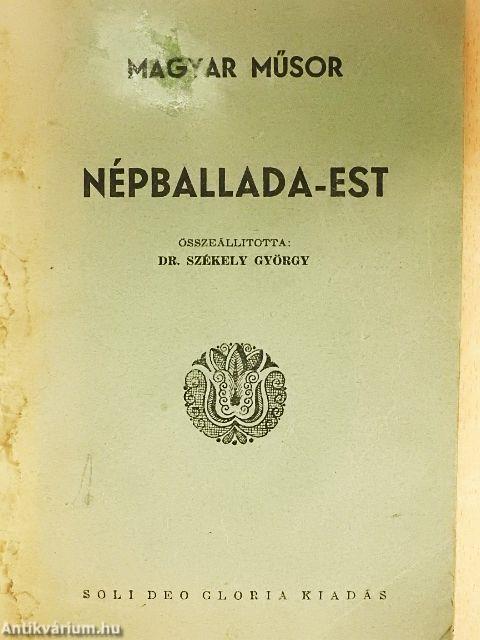 Népballada-est