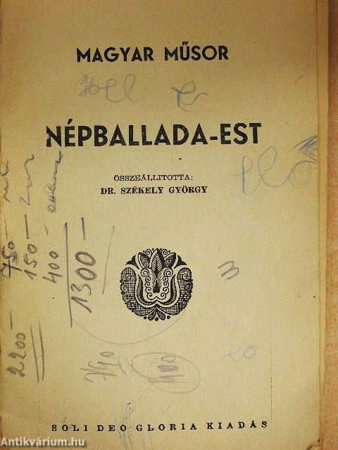 Népballada-est
