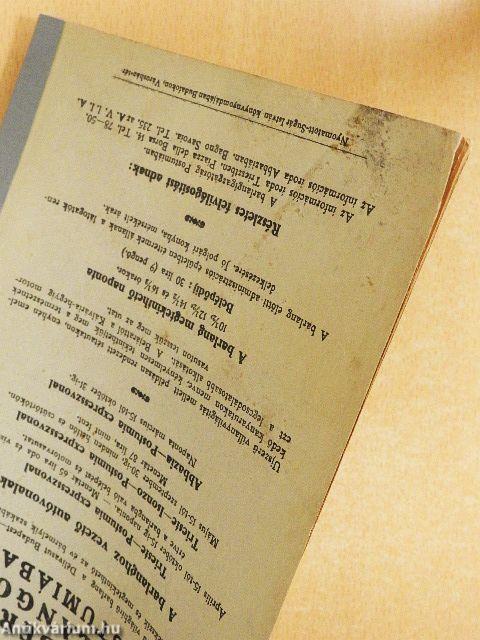 Barlangvilág 1933. április