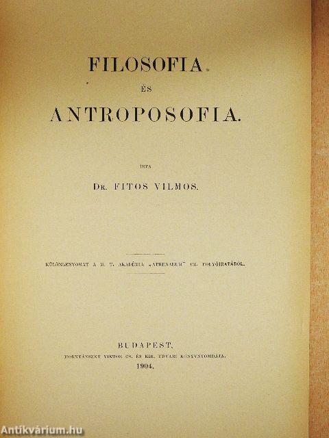 Filosofia és antroposofia