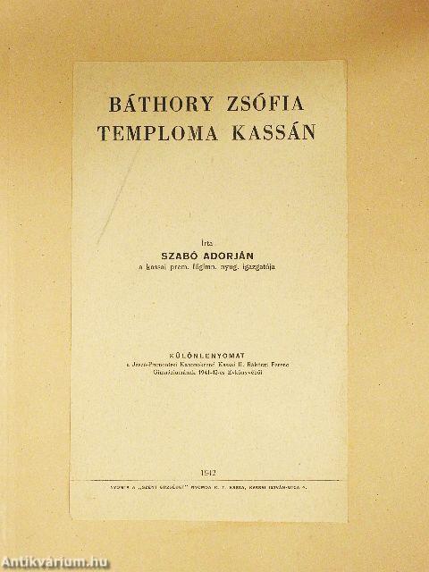 Báthory Zsófia temploma Kassán