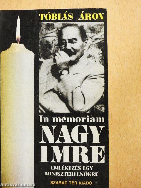In memoriam Nagy Imre