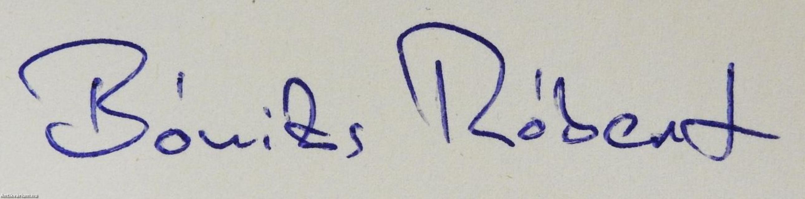 A kőfaragó (dedikált példány)