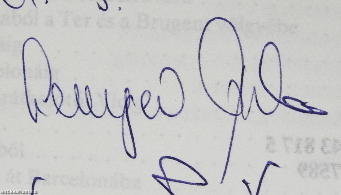 Katalónia (kétszeresen dedikált példány)