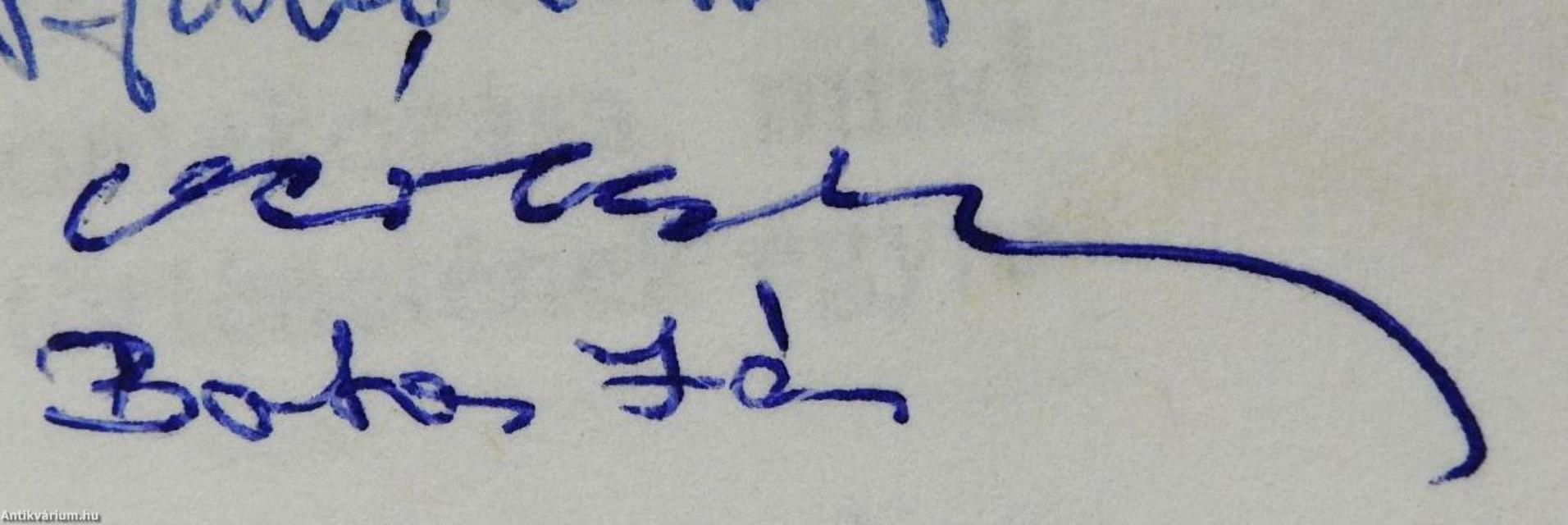 A szocializmus útján (többszörösen dedikált példány)