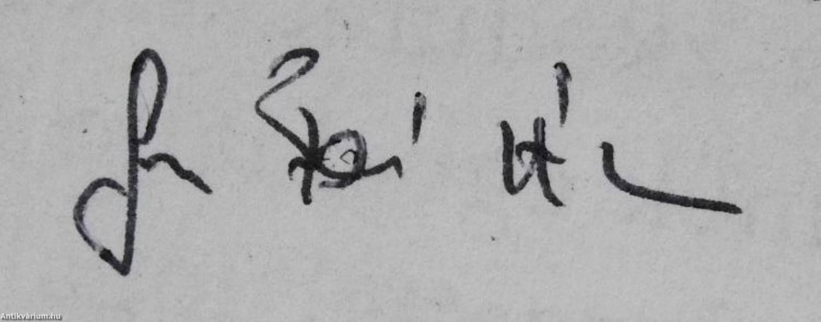 Emlékirat és történelem (többszörösen dedikált példány)