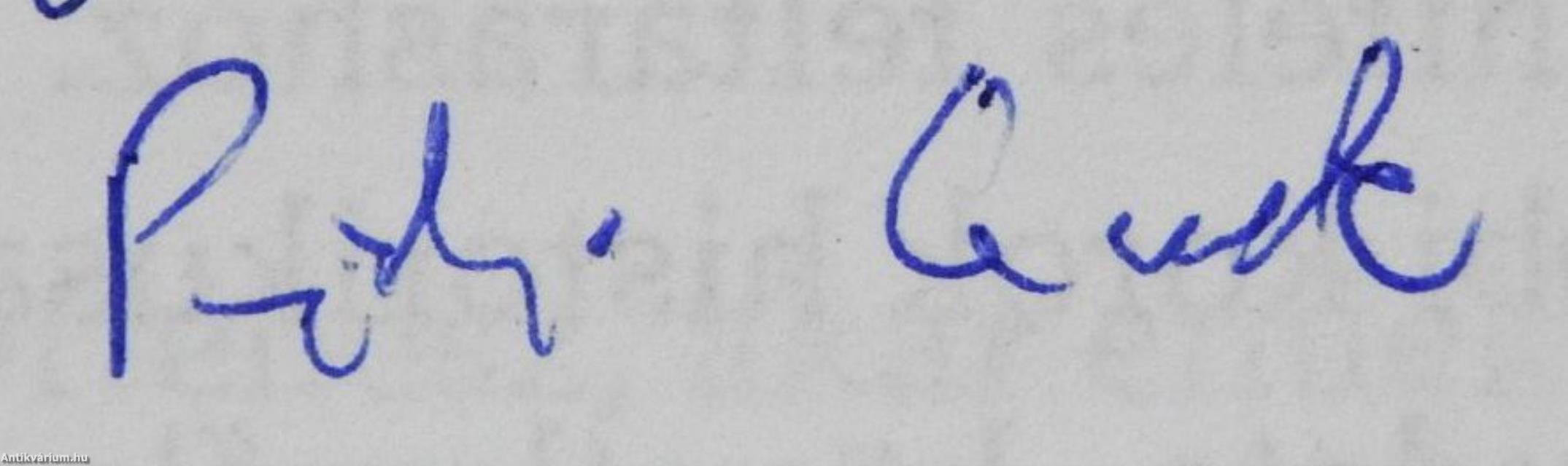 Emlékirat és történelem (többszörösen dedikált példány)